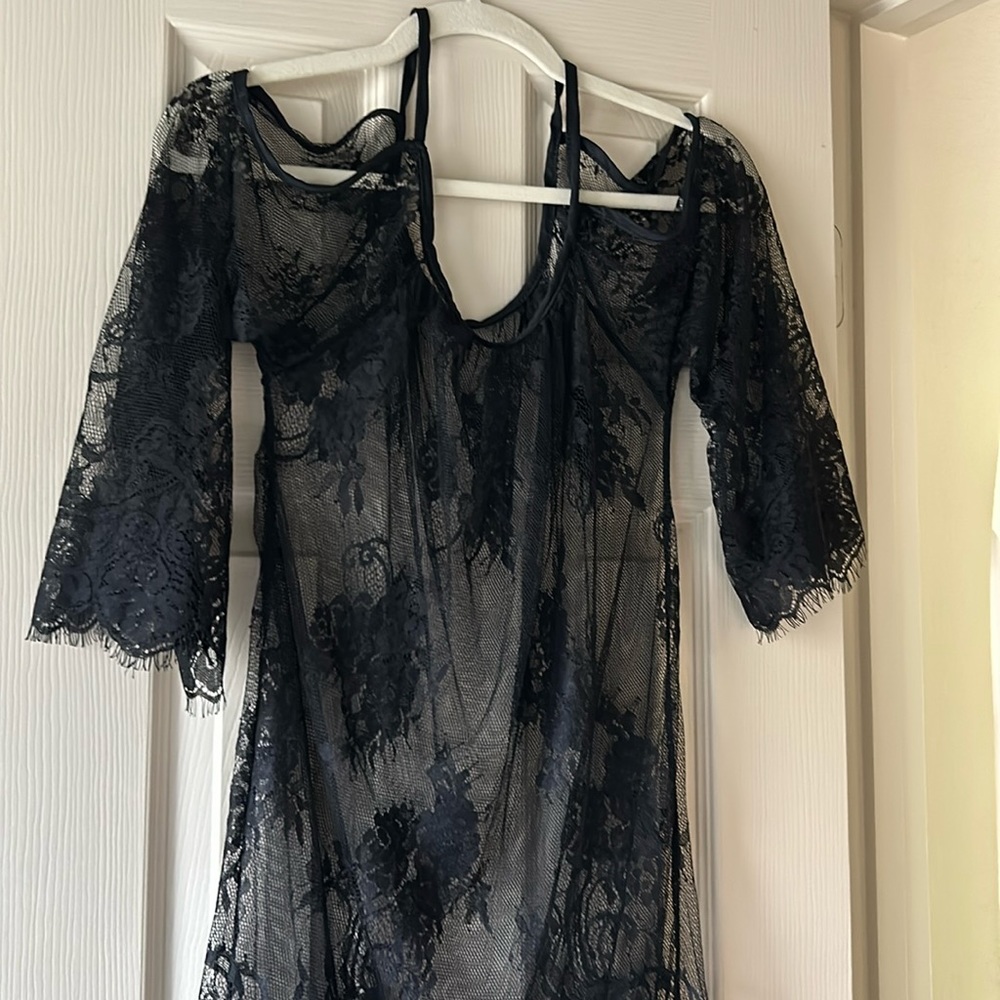 Black Swimsuit Coverup